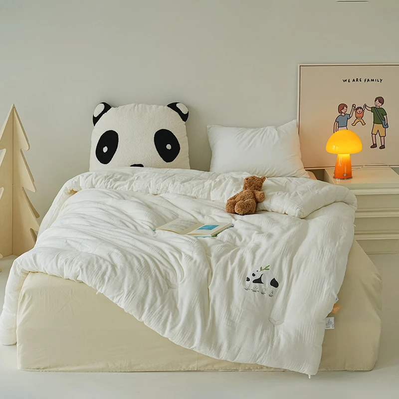 A类夏季款大豆被 纯棉大豆夏被柔软透气裸睡亲肤被芯被子