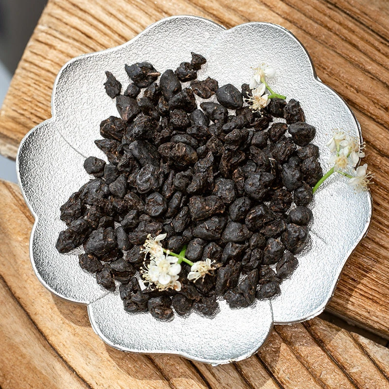 普洱茶熟茶糯香碎银子布朗山古树茶化石