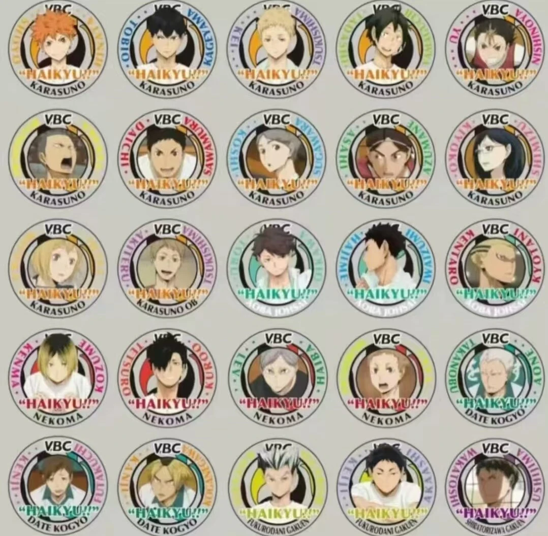 排球少年  vbc  vbr  徽章【盲盒 散池 主播代拆】