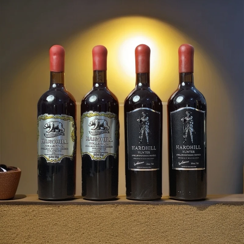 法国AOP干红葡萄酒酒庄直供宴请聚会陈酿红酒猎手双拼（送礼盒）