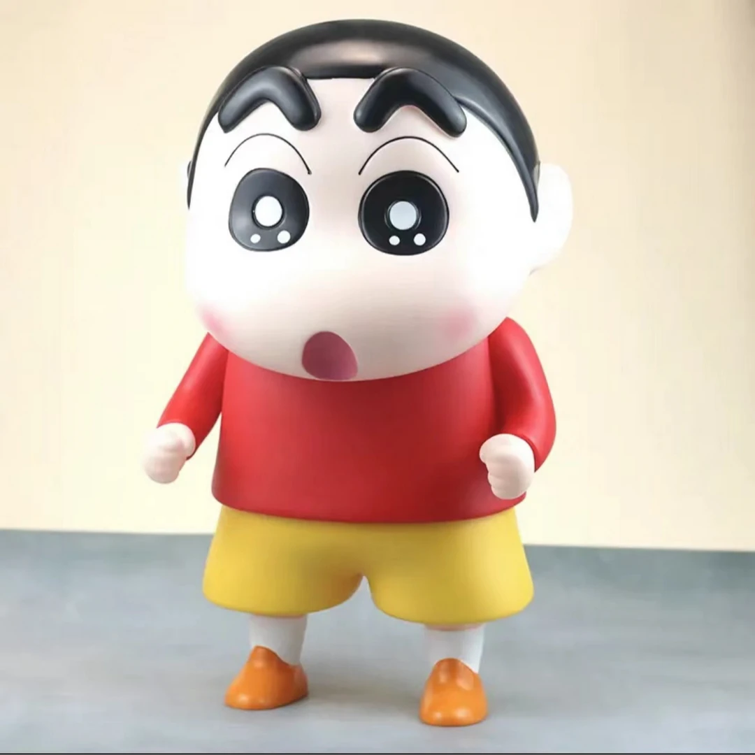 43CM大号蜡笔小新摆件入户玄关客厅酒柜电视柜装饰品