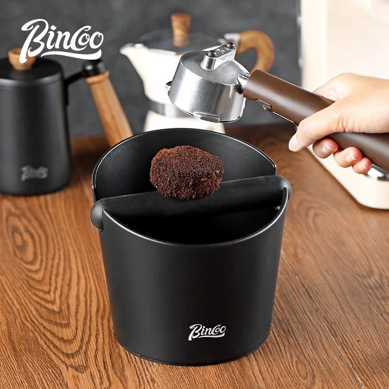 Bincoo咖啡渣桶家用意式咖啡机大号敲渣桶吧台粉渣盒倒渣咖啡器具