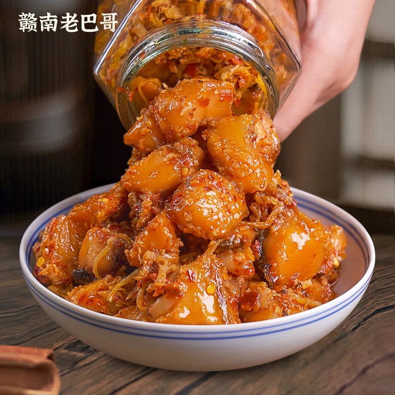 江西正宗赣南特产农家制作风干香辣酒糟鱼拌饭酱美味即食甄选包邮