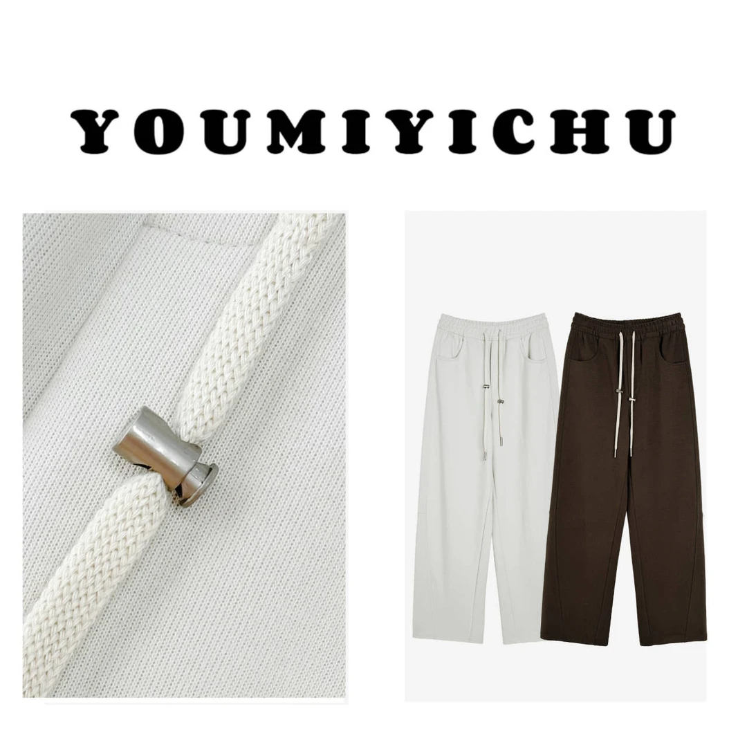 Y.M | 理想裤 all white老钱风显瘦版直筒长裤6057