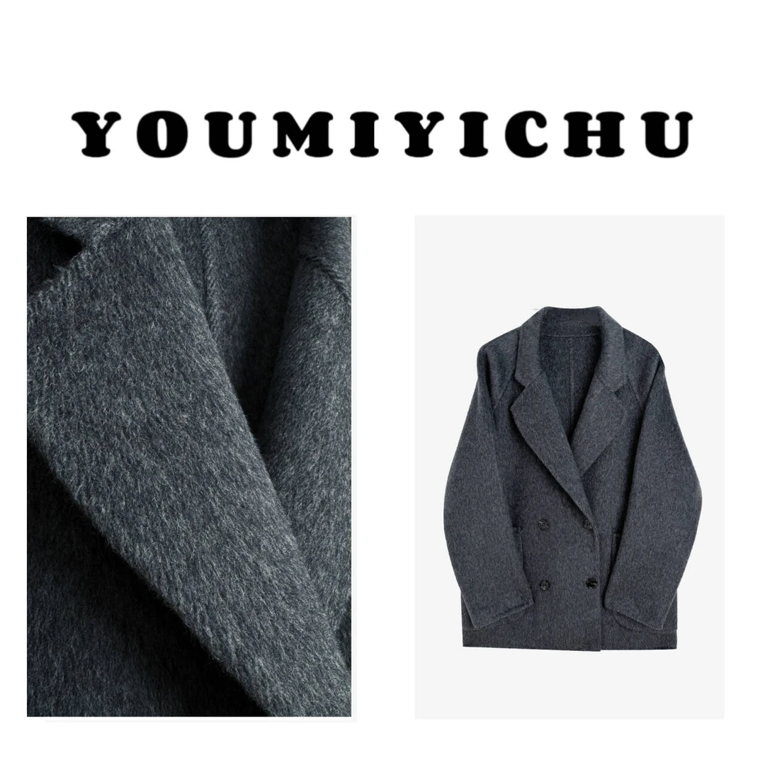 Y.M | 南山塔日落  高级感双面羊毛 中长款大衣2463