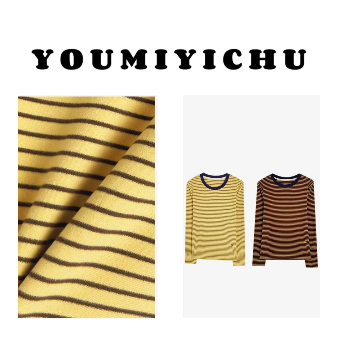 Y.M | 港岛暮色 暖冬德芙绒 小众设计款休闲百搭打底衫1269