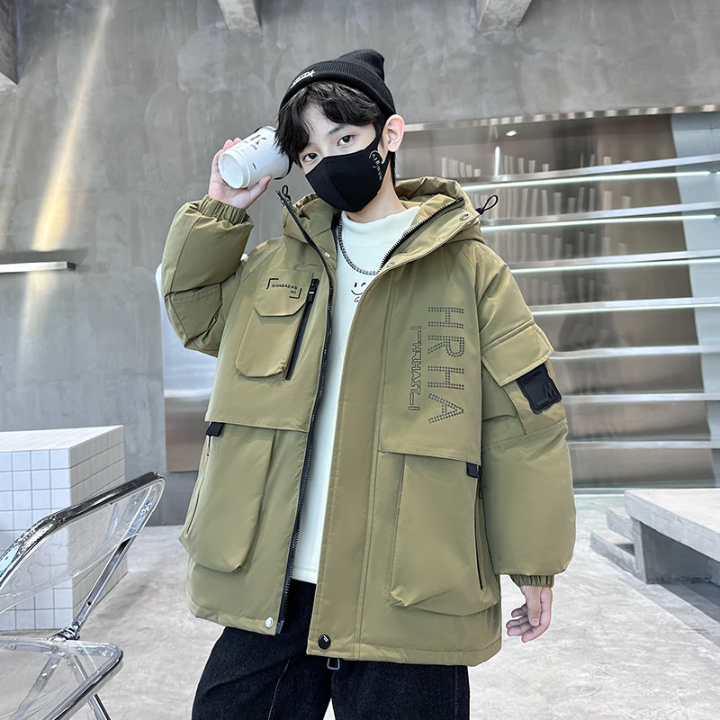 男童棉服冬季2024新款儿童中大童男孩冬装棉衣加厚冬款棉袄外套