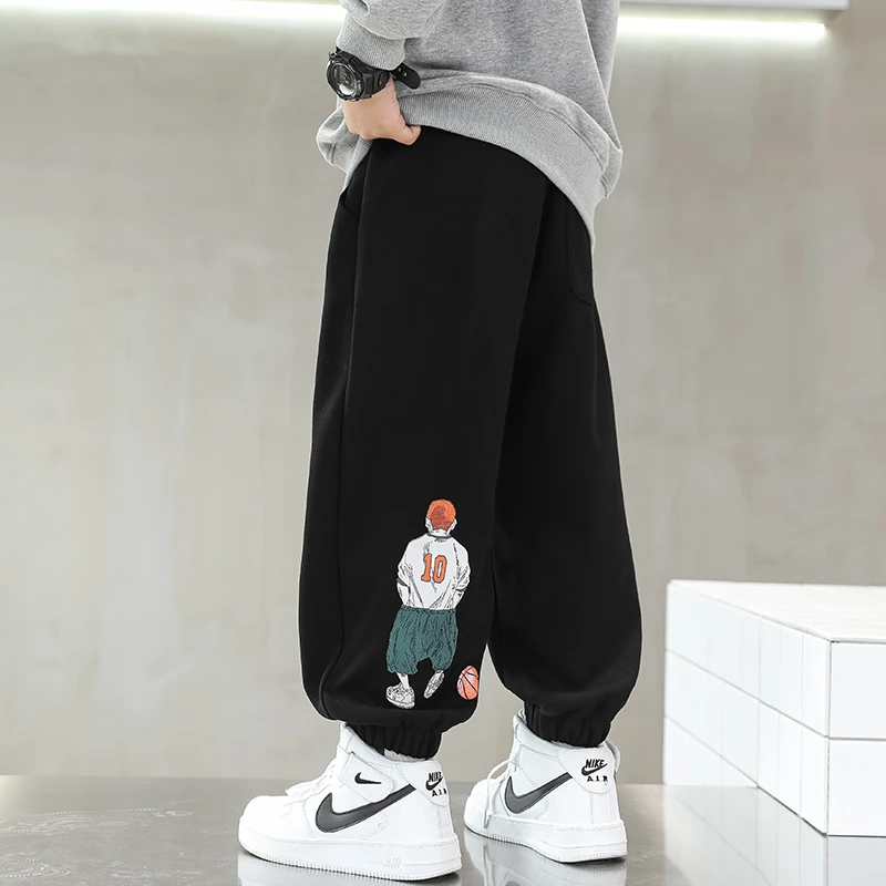 男童春装裤子春秋款童装新款儿童中大童男孩春季休闲裤卫裤长裤