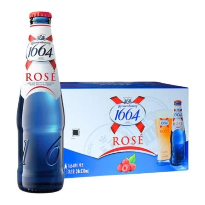 Kronenbourg 1664桃红精酿7920ml(330ml*24瓶)