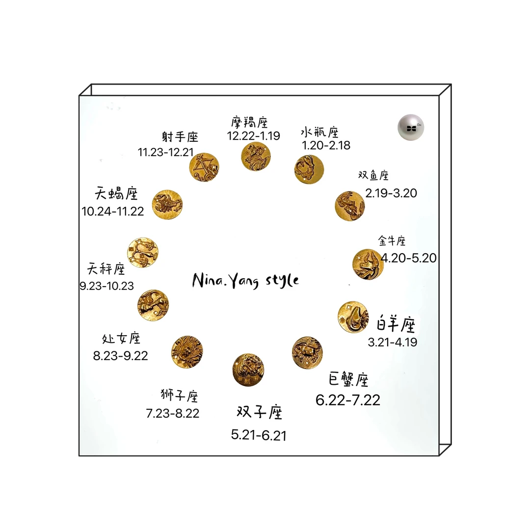 雲涌之丽 钛钢项链 【国风星座】