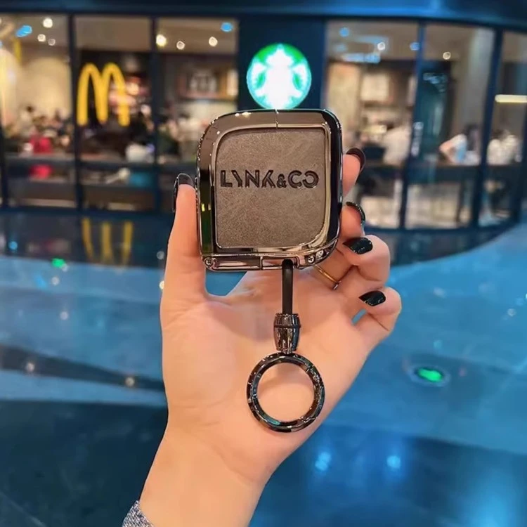 适用于领克08钥匙壳专用锌铝合金钥匙保护套包扣改装装饰汽车用品