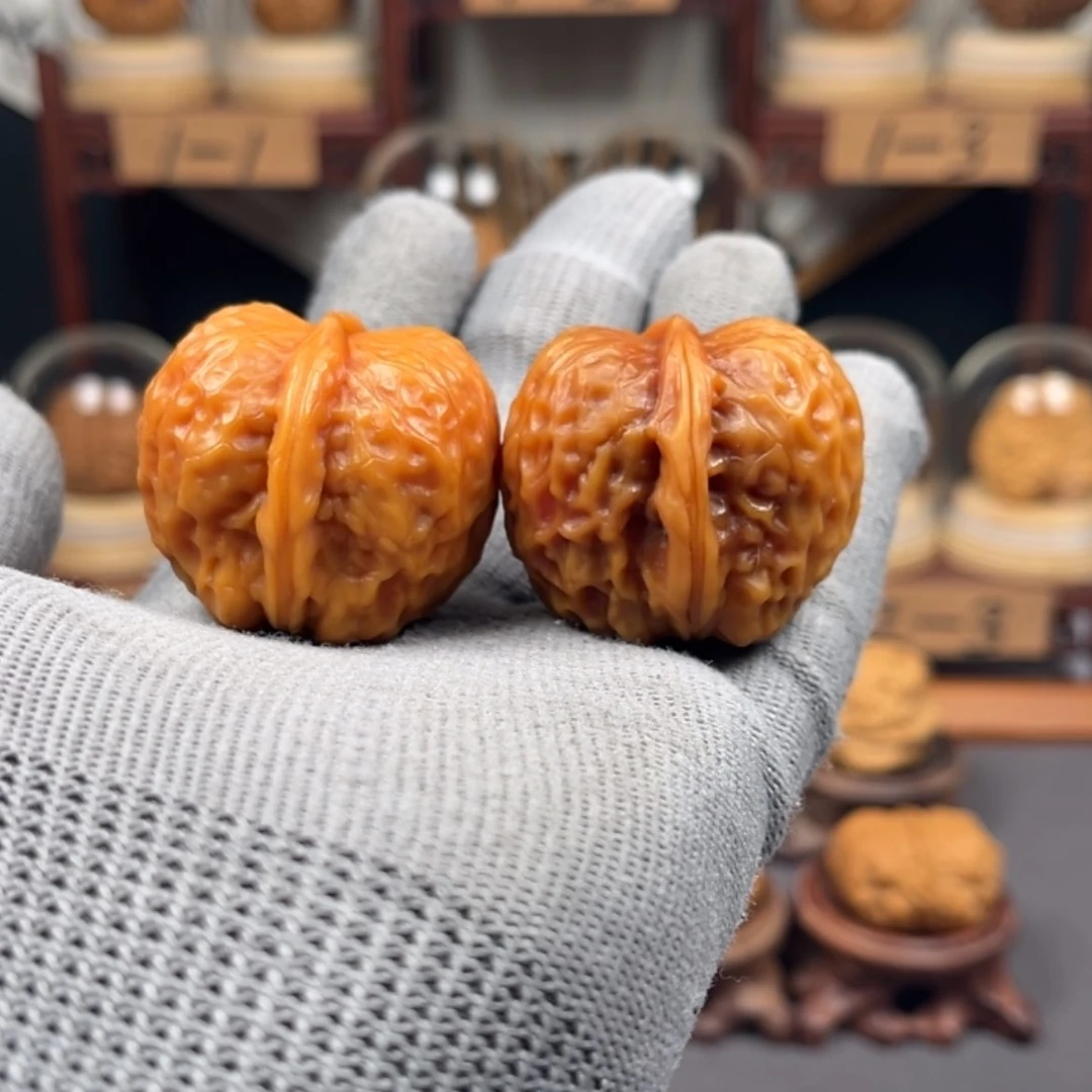 【闪购商品】文玩核桃把件孩*爹39尺寸仙翁冠