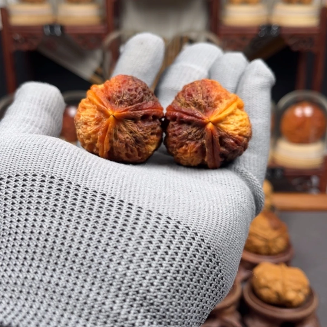 【闪购商品】文玩核桃把件?****活36尺寸铁狮子三棱