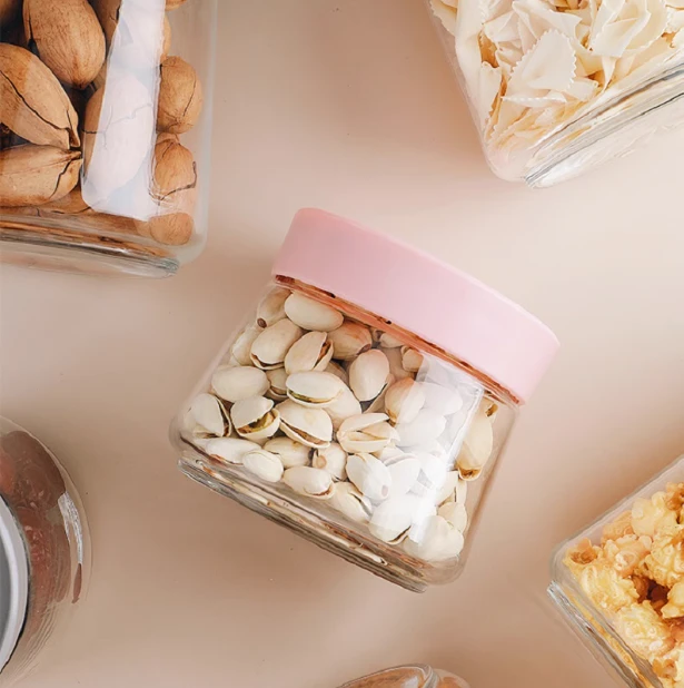 乐美雅玻璃储物罐普洱茶罐咖啡豆蜂蜜柠檬食品保鲜瓶