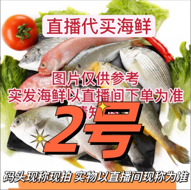 （小榆）杂鱼2码头直播代买海鱼虾新鲜海捕(现拍现称 速冻锁鲜发货)