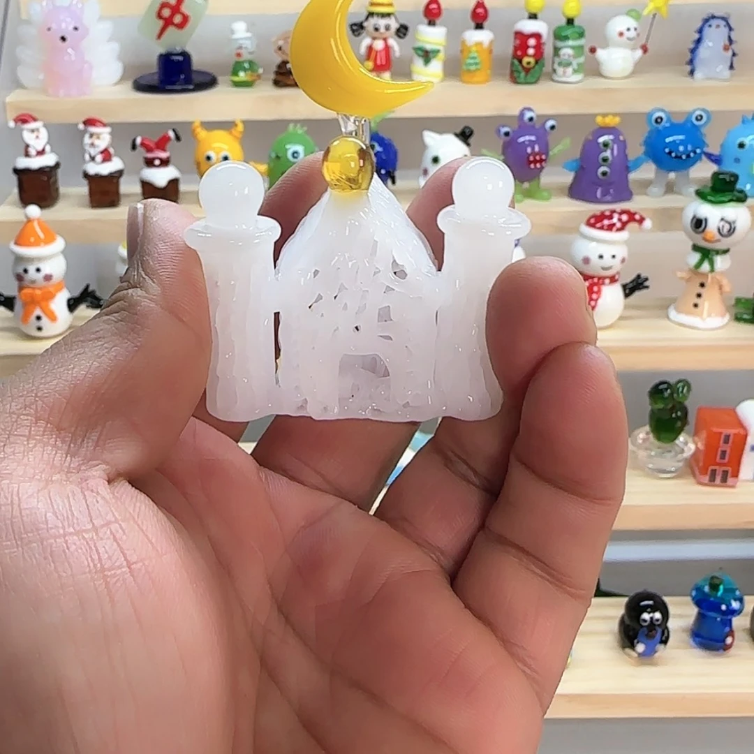 【闪购商品】琉璃手工艺品博****室彩色城堡