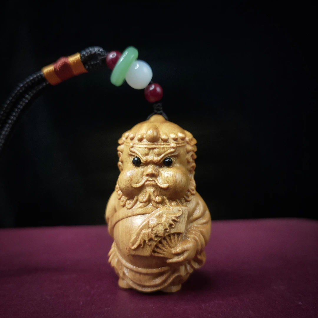 【盛武文创】Q版钟馗钥匙挂件汽车后视镜挂件钟馗手把件