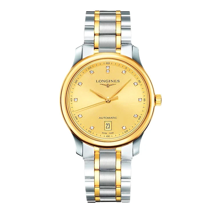 99新 Longines/浪琴 壹/名匠628钻石金盘/公价30700/38.5表径男士