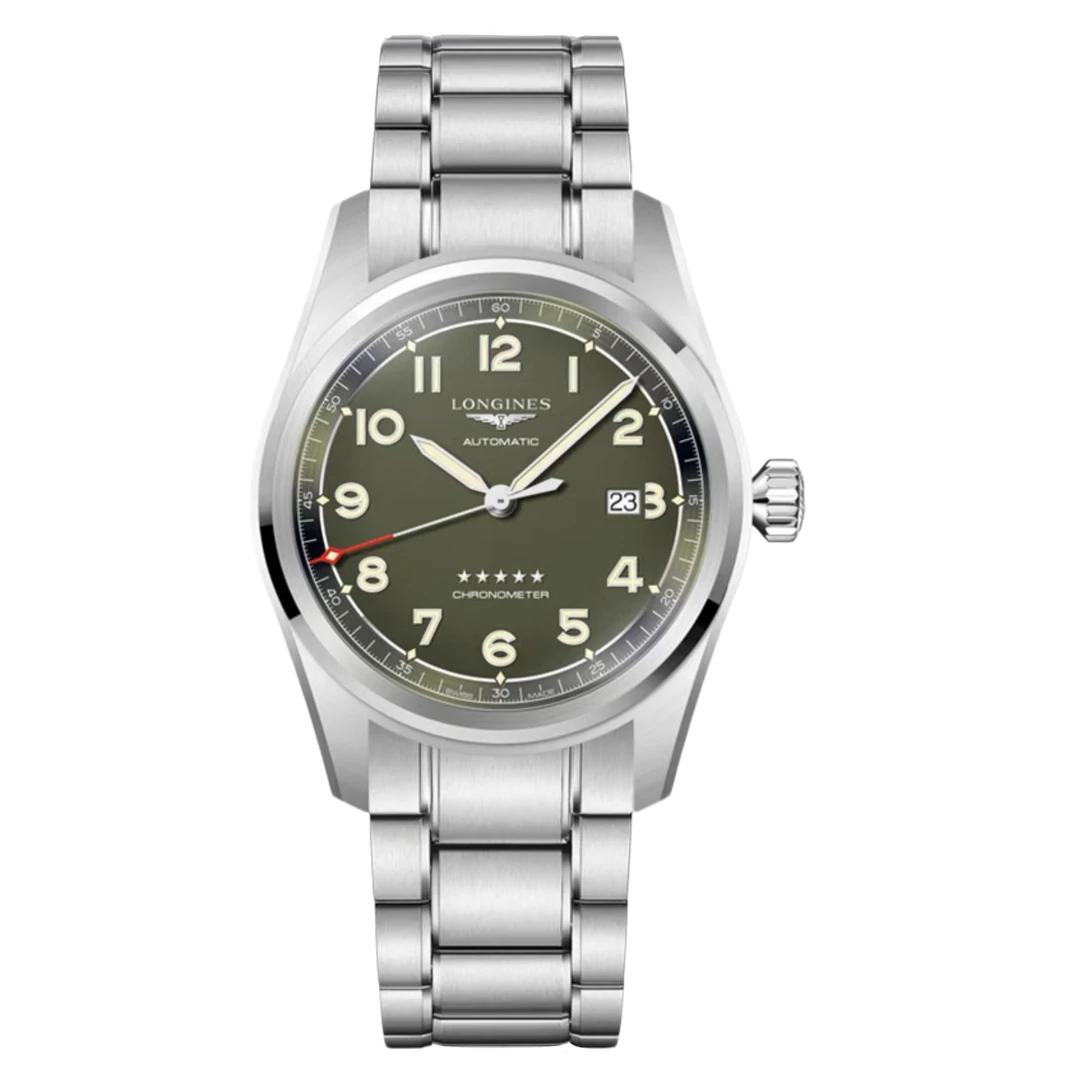 99新 Longines/浪琴 余/先行者811绿盘/公价21700/表径42/防水/男