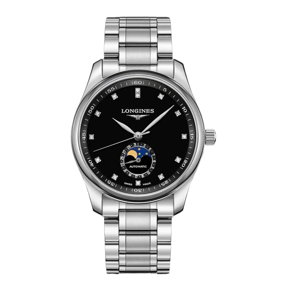 99新 Longines/浪琴 壹名匠909黑钻月相/23年全/40表径