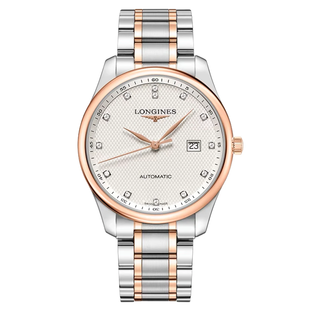 99新  99新 Longines/浪琴 余/名匠893玫瑰金钻//42表径男简约