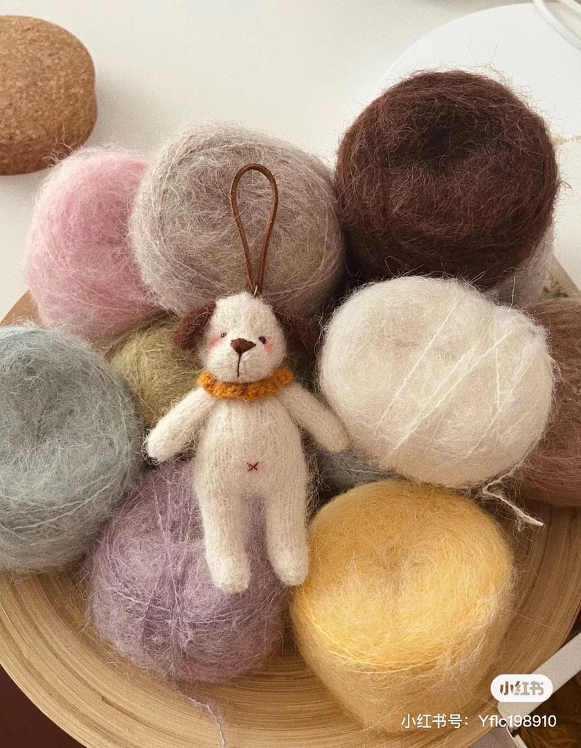 九尾喵“棉花糖羊驼毛系列”玩偶专用线 棒针玩偶钩针玩偶手编diy线