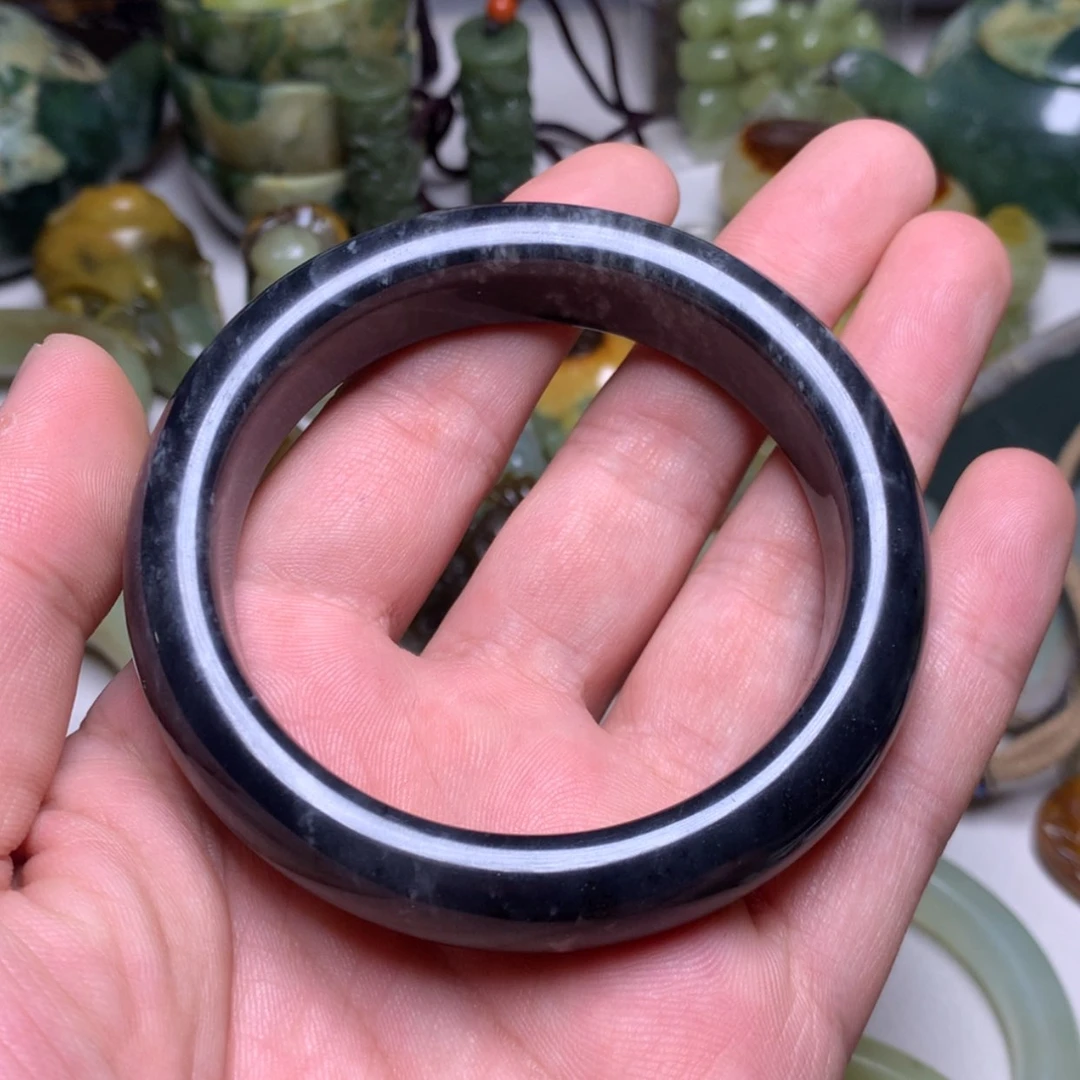 【闪购商品】岫岩老玉（透闪石质玉）手镯未镶嵌