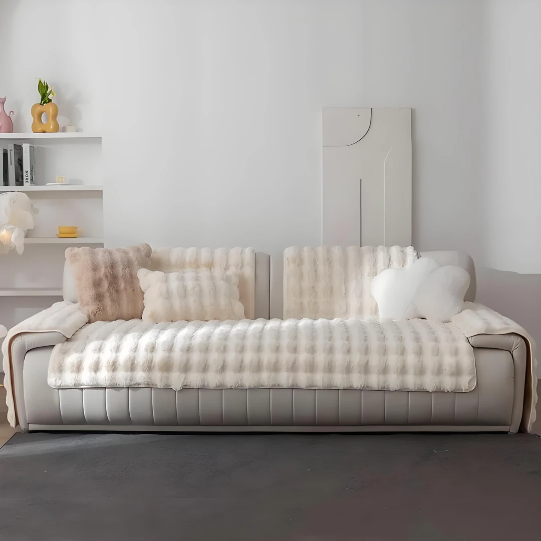 【60宽】兔兔绒软垫新款台垫子冬季地毯沙发垫盖阳台垫飘窗垫加厚