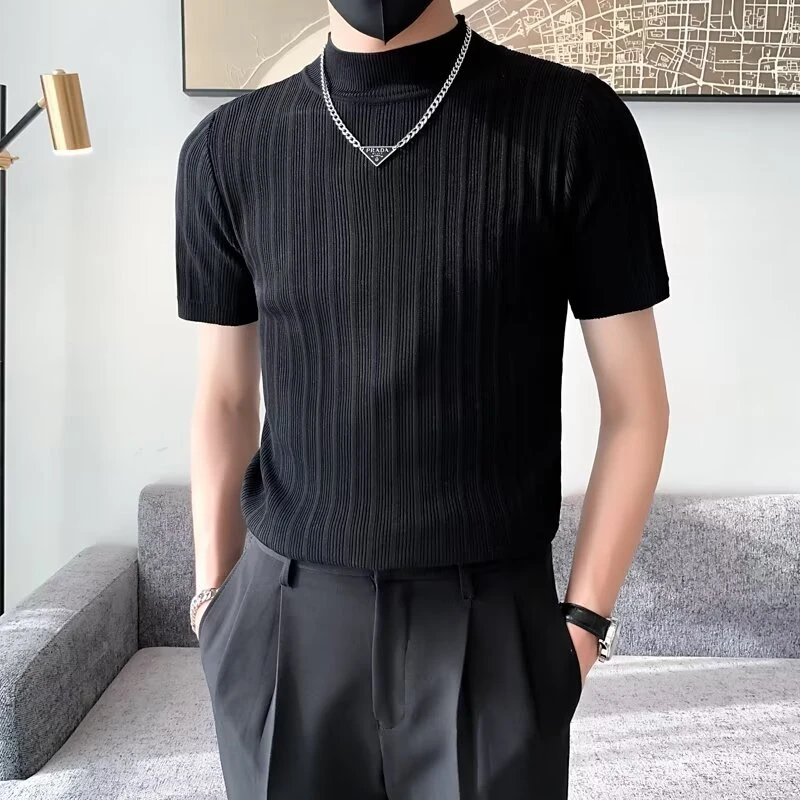 TX360-P58 控89 春夏店主风社会小伙男潮圆领短袖T