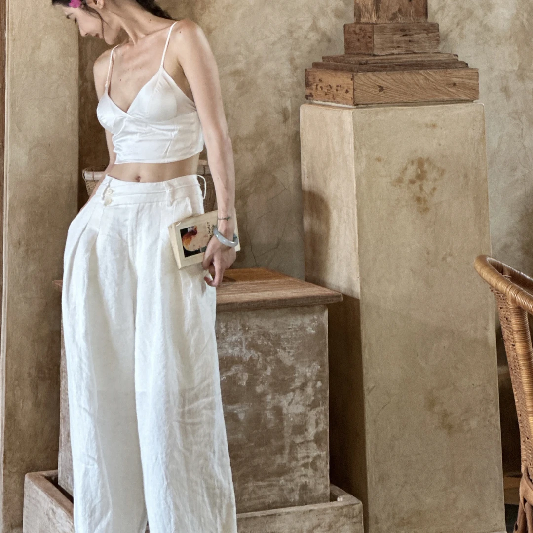 muli吊带纯色背心（带胸垫）