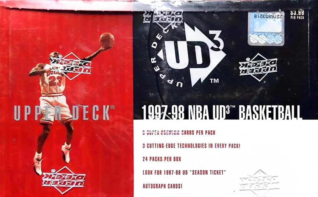 单包 1997-98 upper deck UD3 球星卡盲盒