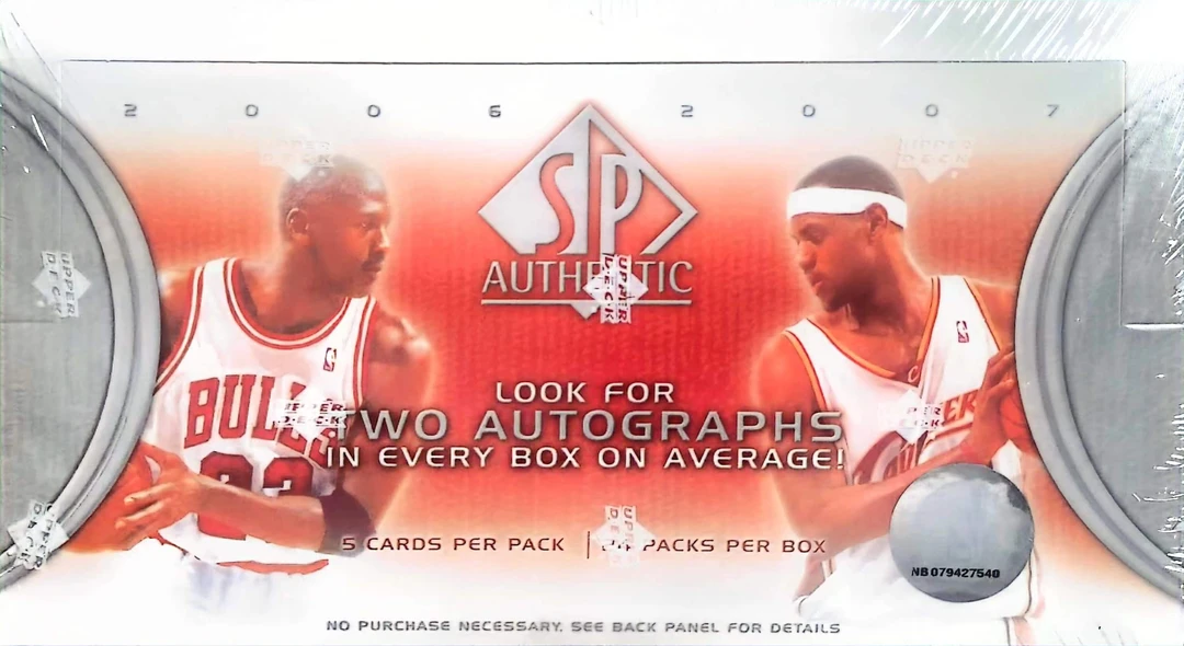 单盒 2006-07 Upper deck SP Authentic 球星卡盲盒