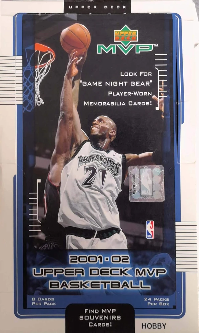 单包 2001-02 Upper deck MVP 寻找科比签字