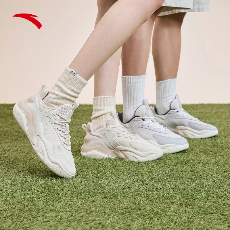 安踏潮拜3丨男女老爹鞋休闲冬季爆款厚底增高情侣运动鞋潮流轻便