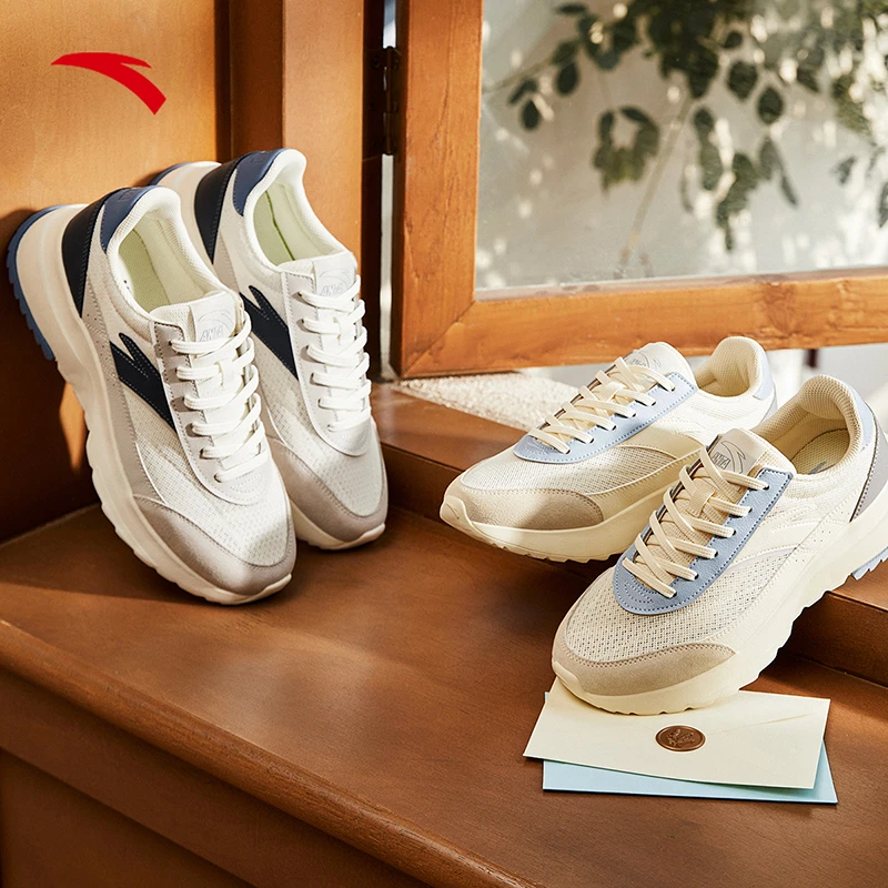安踏小冰糖2024春季新款老爹鞋百搭情侣运动鞋网面休闲鞋透气