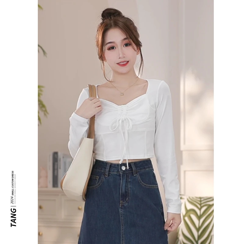 <汤汤>小个子定制秋季时尚休闲百搭长袖打底修身外穿显瘦时尚