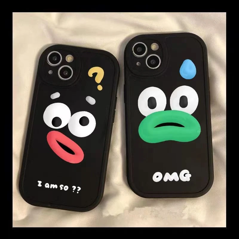 OMG表情适用苹果15/14手机壳11iphone13pro女12华为vivo小米oppo