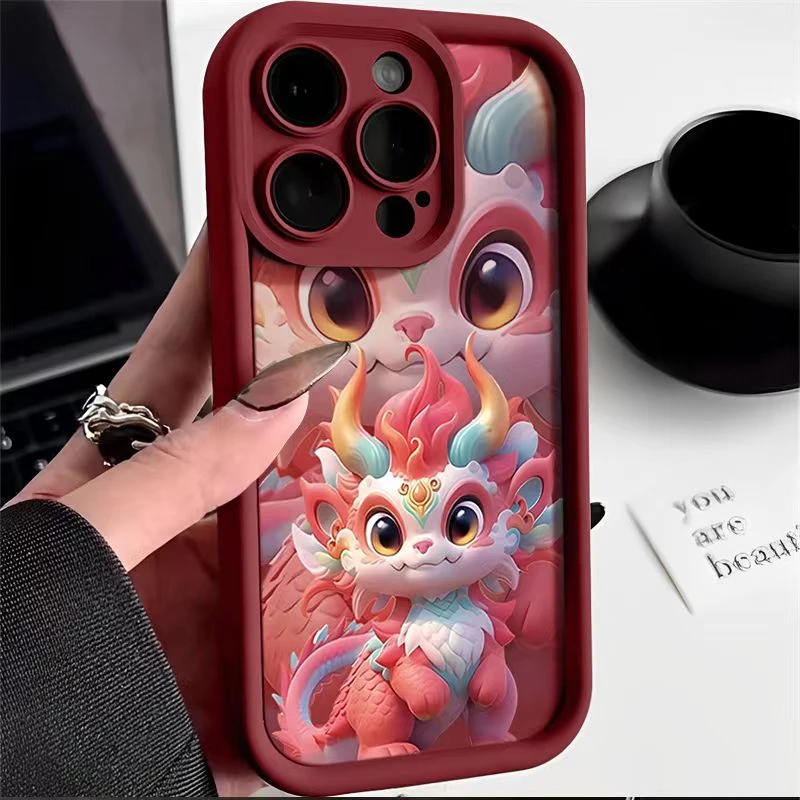 新年神龙适用苹果15/14手机壳11iphone13pro女12华为vivo小米oppo