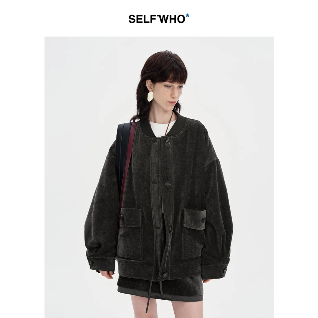 SELFWHO 白鸭绒经典棒球服羽绒服【S4YRF006】