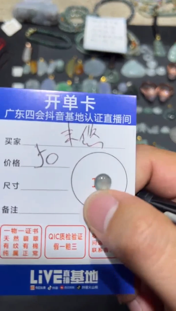 【闪购商品】翡翠颈饰未镶嵌蛋面