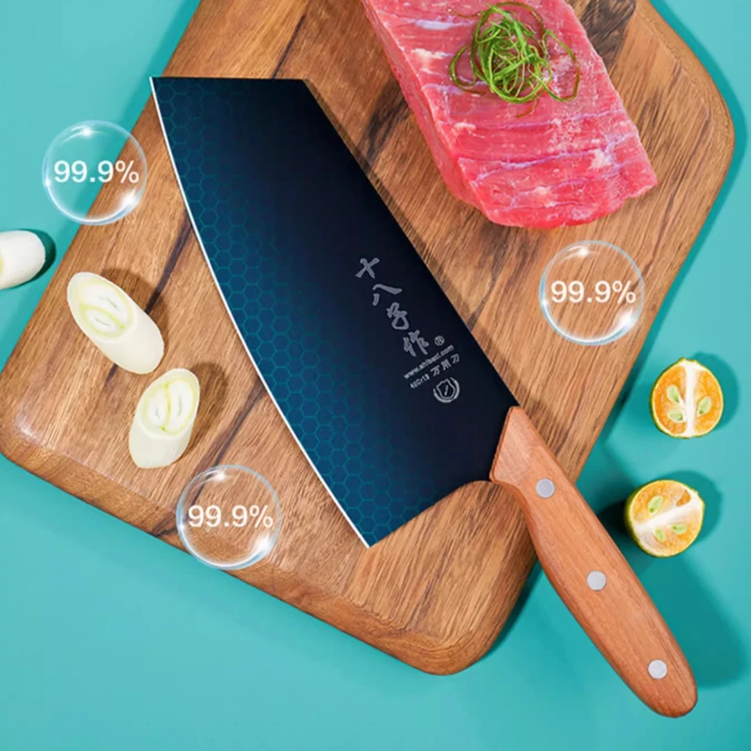 十八子作女士锋利厨房用中式专用刀切肉片刀切丝超快中式简约轻便