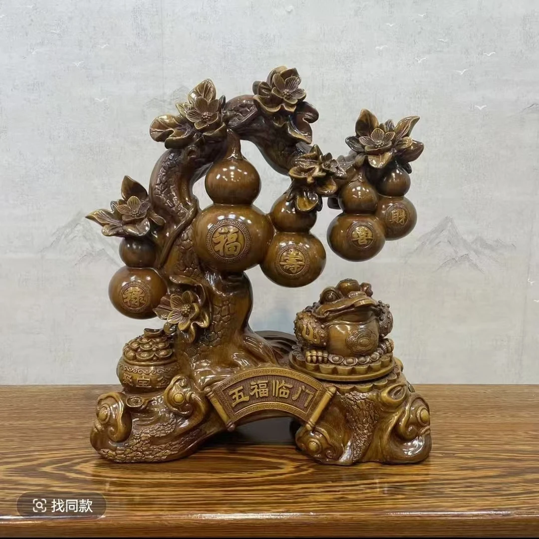 五福临门葫芦装饰摆件高30cm      SPM