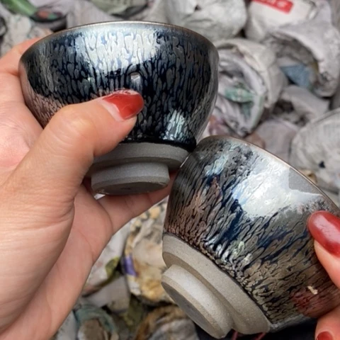 茶盏微瑕，建盏主人杯