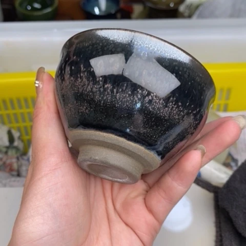 茶盏微瑕，建盏主人杯