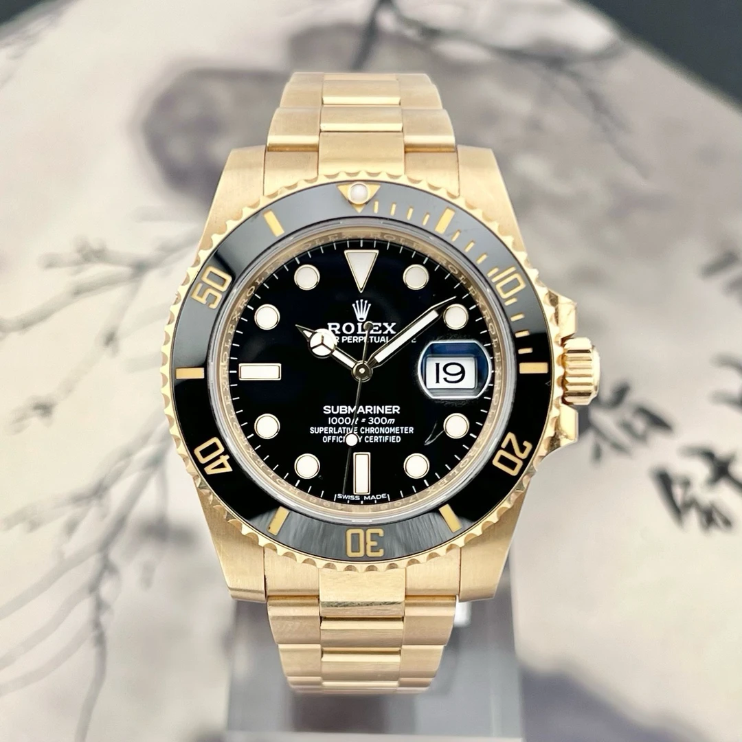 95新 Rolex/劳力士 全金黑/116618-0001/全套19年