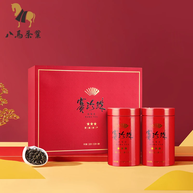 【八马茶业】赛珍珠三星高端系列特级浓香铁观音礼盒250g
