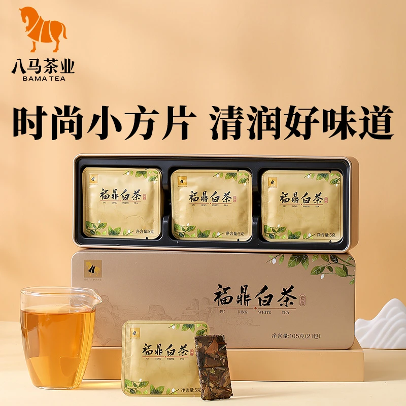[八马茶业]有花自然香福鼎管阳原产紧压白茶105g