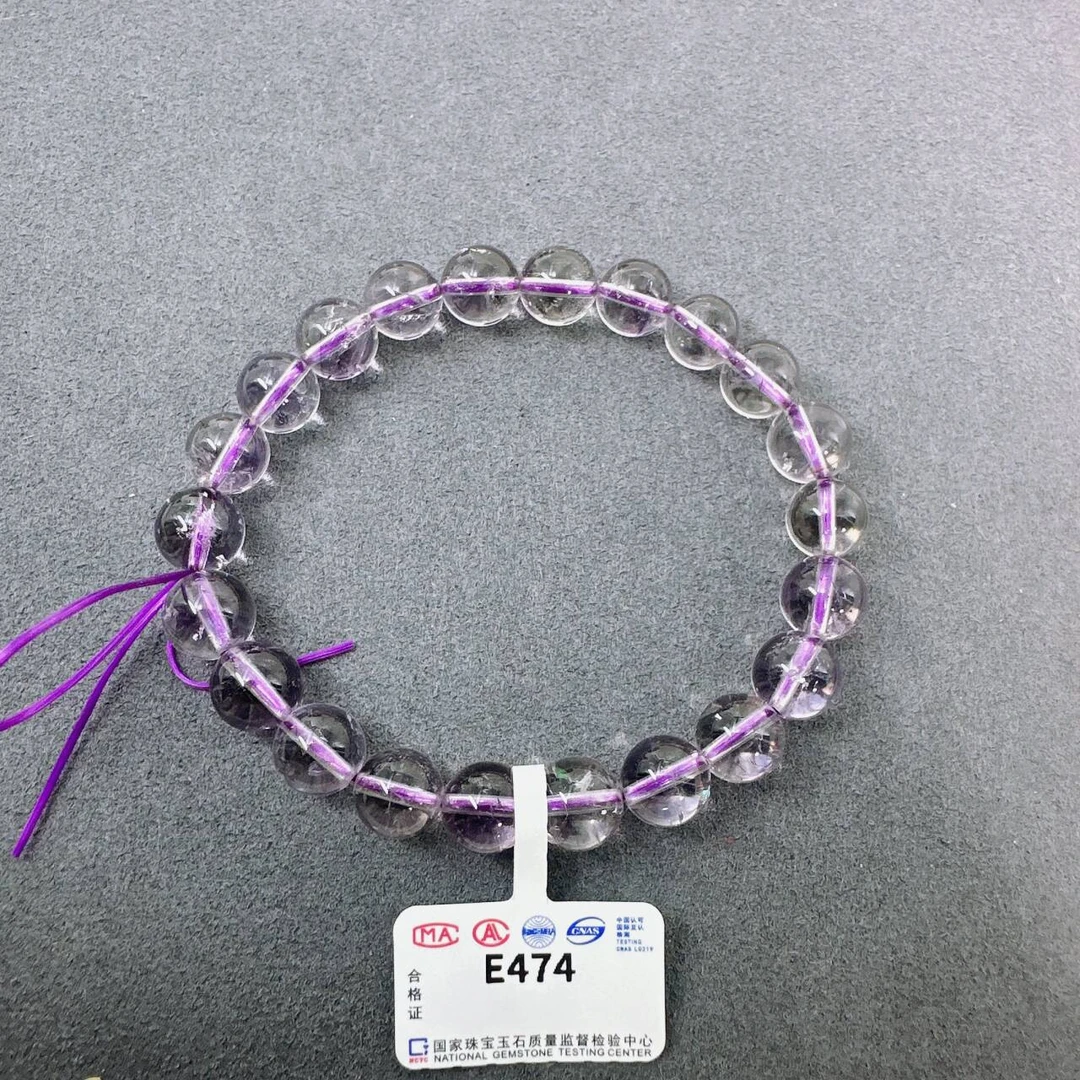 【阿波严选】天然水晶紫超七手链E474