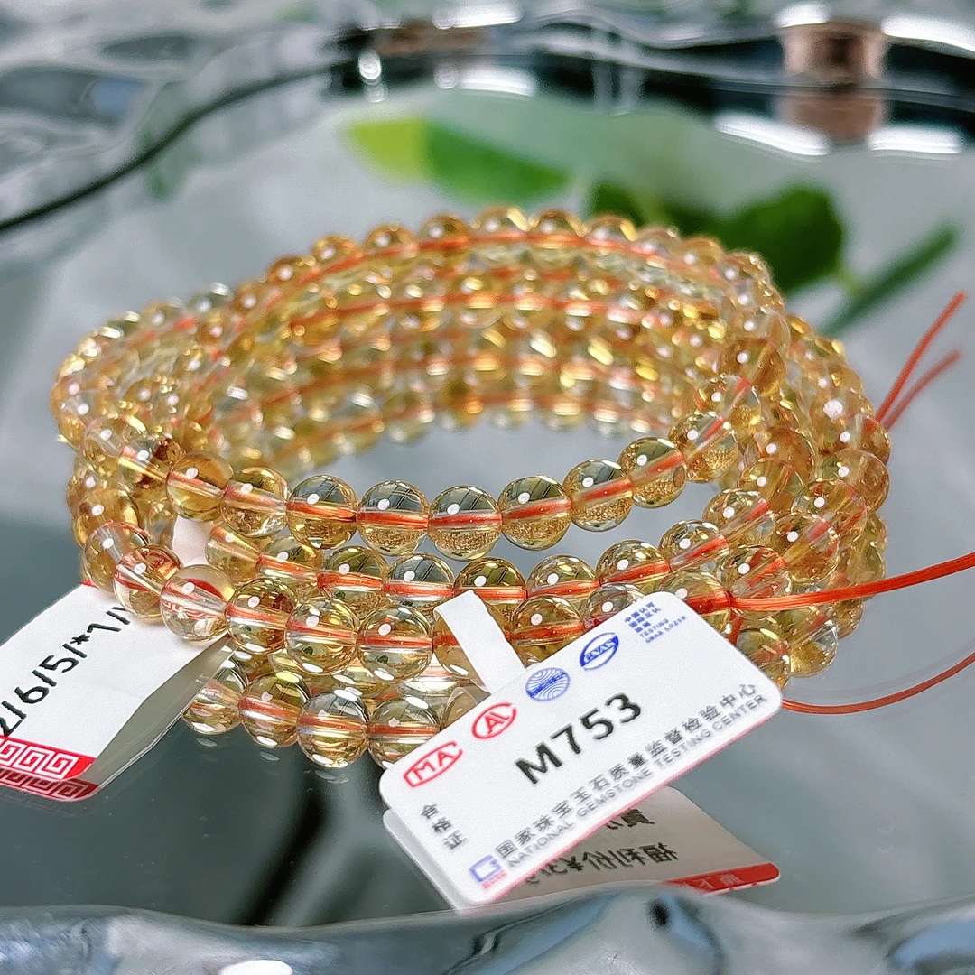 【阿波严选】天然黄水晶多圈手链-多样性发一M753