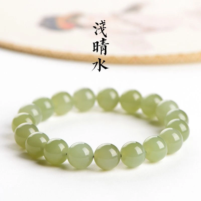 天然和田玉材质手串多样性发其一